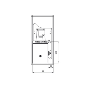 Bộ rổ chén đĩa di động Hafele 504.76.012